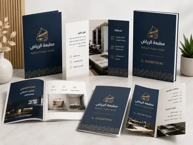 طباعة بروشور وكتالوج برقم مطبعة الرياض 0559879245